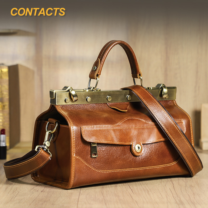 Luxury Bags Leather - Женская сумка из натуральной кожи ягненка