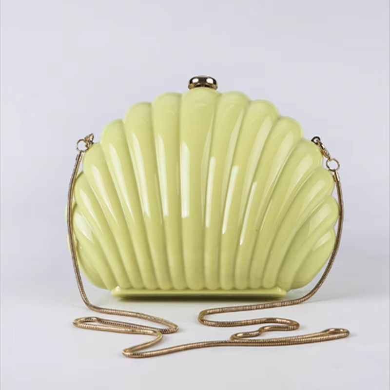 Luxury Bags Cute - Женская мини-сумка-ракушка из акрила, высококачественная, дизайнерская,